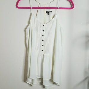 Express Off White Camo blouse